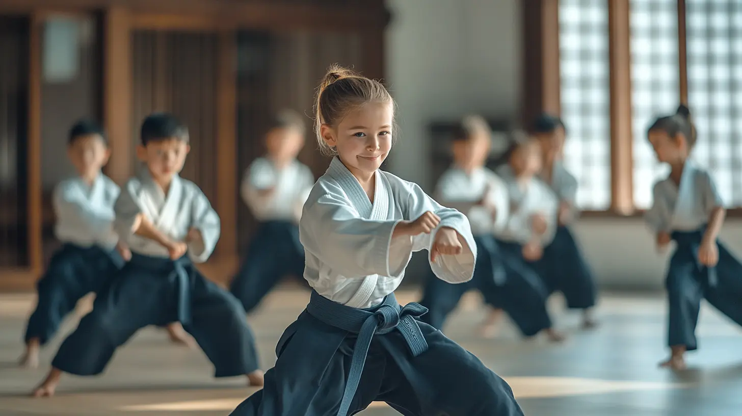 Childrens aikido skills character